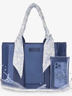 Case-Mate Something Navy Twilly Jelly Tote Bag